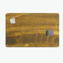 Resting Golden Sediment - Premium Protective Decal Skin-Kit for the Apple Credit Card