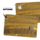 Resting Golden Sediment - Premium Protective Decal Skin-Kit for the Apple Credit Card