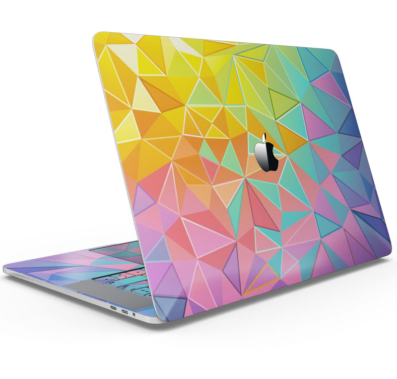 Retro Geometric - Skin Decal Wrap Kit Compatible with the Apple MacBook Pro, Pro with Touch Bar or Air (11", 12", 13", 15" & 16" - All Versions Available)