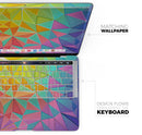 Retro Geometric - Skin Decal Wrap Kit Compatible with the Apple MacBook Pro, Pro with Touch Bar or Air (11", 12", 13", 15" & 16" - All Versions Available)