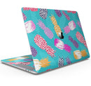 Retro Summer Pineapple v1 - Skin Decal Wrap Kit Compatible with the Apple MacBook Pro, Pro with Touch Bar or Air (11", 12", 13", 15" & 16" - All Versions Available)
