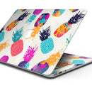 Retro Summer Pineapple v2 - Skin Decal Wrap Kit Compatible with the Apple MacBook Pro, Pro with Touch Bar or Air (11", 12", 13", 15" & 16" - All Versions Available)