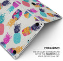 Retro Summer Pineapple v2 - Skin Decal Wrap Kit Compatible with the Apple MacBook Pro, Pro with Touch Bar or Air (11", 12", 13", 15" & 16" - All Versions Available)