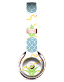 Retro Blue Pineapples Full-Body Skin Kit for the Beats by Dre Solo 3 Wireless Headphones