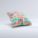 Retro Boombox Pattern ink-Fuzed Decorative Throw Pillow