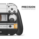 Retro Cassette Tape V12 // Skin Decal Wrap Kit for Nintendo Switch Console & Dock, Joy-Cons, Pro Controller, Lite, 3DS XL, 2DS XL, DSi, or Wii - Vinyl Skin Wrap for Nintendo Switch 2, OLED, Lite, Pro Controller, Wii & Classic Handhelds
