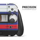 Retro Cassette Tape V2 // Skin Decal Wrap Kit for Nintendo Switch Console & Dock, Joy-Cons, Pro Controller, Lite, 3DS XL, 2DS XL, DSi, or Wii - Vinyl Skin Wrap for Nintendo Switch 2, OLED, Lite, Pro Controller, Wii & Classic Handhelds