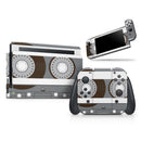 Retro Cassette Tape V4 // Skin Decal Wrap Kit for Nintendo Switch Console & Dock, Joy-Cons, Pro Controller, Lite, 3DS XL, 2DS XL, DSi, or Wii - Vinyl Skin Wrap for Nintendo Switch 2, OLED, Lite, Pro Controller, Wii & Classic Handhelds