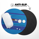 Retro Cassette Tape V5// WaterProof Rubber Foam Backed Anti-Slip Mouse Pad for Home Work Office or Gaming Computer Desk