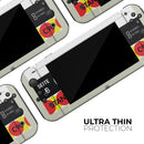 Retro Cassette Tape V6 // Skin Decal Wrap Kit for Nintendo Switch Console & Dock, Joy-Cons, Pro Controller, Lite, 3DS XL, 2DS XL, DSi, or Wii - Vinyl Skin Wrap for Nintendo Switch 2, OLED, Lite, Pro Controller, Wii & Classic Handhelds