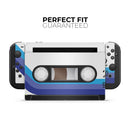 Retro Cassette Tape V8 // Skin Decal Wrap Kit for Nintendo Switch Console & Dock, Joy-Cons, Pro Controller, Lite, 3DS XL, 2DS XL, DSi, or Wii - Vinyl Skin Wrap for Nintendo Switch 2, OLED, Lite, Pro Controller, Wii & Classic Handhelds