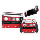 Retro Cassette Tape V9 // Skin Decal Wrap Kit for Nintendo Switch Console & Dock, Joy-Cons, Pro Controller, Lite, 3DS XL, 2DS XL, DSi, or Wii - Vinyl Skin Wrap for Nintendo Switch 2, OLED, Lite, Pro Controller, Wii & Classic Handhelds