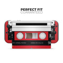 Retro Cassette Tape V9 // Skin Decal Wrap Kit for Nintendo Switch Console & Dock, Joy-Cons, Pro Controller, Lite, 3DS XL, 2DS XL, DSi, or Wii - Vinyl Skin Wrap for Nintendo Switch 2, OLED, Lite, Pro Controller, Wii & Classic Handhelds