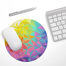 Retro Geometric// WaterProof Rubber Foam Backed Anti-Slip Mouse Pad for Home Work Office or Gaming Computer Desk