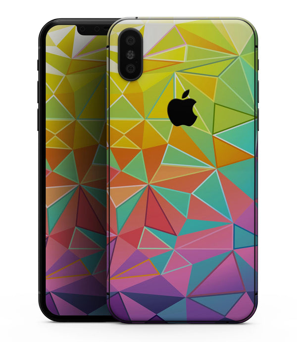 Retro Geometric - iPhone XS MAX, XS/X, 8/8+, 7/7+, 5/5S/SE Skin-Kit (All iPhones Available)