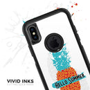 Retro Hello Summer Pineapple v2 - Skin Kit for the iPhone OtterBox Cases