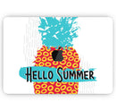 Retro Hello Summer Pineapple v2 - Skin Decal Wrap Kit Compatible with the Apple MacBook Pro, Pro with Touch Bar or Air (11", 12", 13", 15" & 16" - All Versions Available)