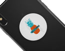 Retro Hello Summer Pineapple v2 - Skin Kit for PopSockets and other Smartphone Extendable Grips & Stands