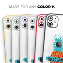 Retro Hello Summer Pineapple v2 - Protective Skin Wrap & Decal – Compatible with iPhone SE to iPhone 17 Pro Max (All Models)