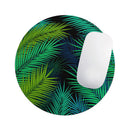 Retro Summer Jungle v1// WaterProof Rubber Foam Backed Anti-Slip Mouse Pad for Home Work Office or Gaming Computer Desk