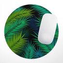 Retro Summer Jungle v1// WaterProof Rubber Foam Backed Anti-Slip Mouse Pad for Home Work Office or Gaming Computer Desk