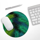 Retro Summer Jungle v1// WaterProof Rubber Foam Backed Anti-Slip Mouse Pad for Home Work Office or Gaming Computer Desk