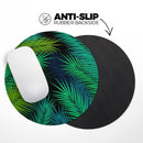 Retro Summer Jungle v1// WaterProof Rubber Foam Backed Anti-Slip Mouse Pad for Home Work Office or Gaming Computer Desk
