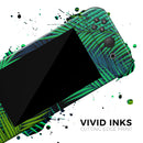 Retro Summer Jungle v1 // Skin Decal Wrap Kit for Nintendo Switch Console & Dock, Joy-Cons, Pro Controller, Lite, 3DS XL, 2DS XL, DSi, or Wii - Vinyl Skin Wrap for Nintendo Switch 2, OLED, Lite, Pro Controller, Wii & Classic Handhelds