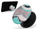 Retro Summer Mint and Coral - Skin Kit for PopSockets and other Smartphone Extendable Grips & Stands