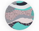 Retro Summer Mint and Coral - Skin Kit for PopSockets and other Smartphone Extendable Grips & Stands