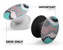 Retro Summer Mint and Coral - Skin Kit for PopSockets and other Smartphone Extendable Grips & Stands