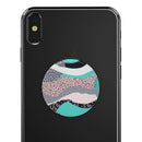 Retro Summer Mint and Coral - Skin Kit for PopSockets and other Smartphone Extendable Grips & Stands