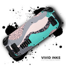 Retro Summer Mint and Coral // Vinyl Skin Wrap for Steam Deck OLED & Steam Deck (LCD) — Soft Matte or Ultra Gloss