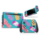 Retro Summer Pineapple v1 // Skin Decal Wrap Kit for Nintendo Switch Console & Dock, Joy-Cons, Pro Controller, Lite, 3DS XL, 2DS XL, DSi, or Wii - Vinyl Skin Wrap for Nintendo Switch 2, OLED, Lite, Pro Controller, Wii & Classic Handhelds