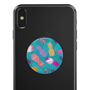 Retro Summer Pineapple v1 - Skin Kit for PopSockets and other Smartphone Extendable Grips & Stands