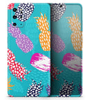 Retro Summer Pineapple v1 - Premium Vinyl Skin Decal for Samsung Galaxy S25 Ultra, S24, S23, S22 & All Galaxy S Models