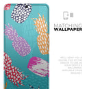 Retro Summer Pineapple v1 - Premium Vinyl Skin Decal for Samsung Galaxy S25 Ultra, S24, S23, S22 & All Galaxy S Models