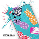 Retro Summer Pineapple v1 - Premium Vinyl Skin Decal for Samsung Galaxy S25 Ultra, S24, S23, S22 & All Galaxy S Models