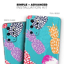 Retro Summer Pineapple v1 - Premium Vinyl Skin Decal for Samsung Galaxy S25 Ultra, S24, S23, S22 & All Galaxy S Models
