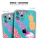 Retro Summer Pineapple v1 - Protective Skin Wrap & Decal – Compatible with iPhone SE to iPhone 17 Pro Max (All Models)