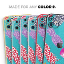 Retro Summer Pineapple v1 - Protective Skin Wrap & Decal – Compatible with iPhone SE to iPhone 17 Pro Max (All Models)