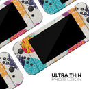 Retro Summer Pineapple v2 // Skin Decal Wrap Kit for Nintendo Switch Console & Dock, Joy-Cons, Pro Controller, Lite, 3DS XL, 2DS XL, DSi, or Wii - Vinyl Skin Wrap for Nintendo Switch 2, OLED, Lite, Pro Controller, Wii & Classic Handhelds