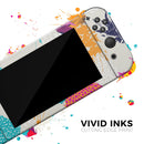 Retro Summer Pineapple v2 // Skin Decal Wrap Kit for Nintendo Switch Console & Dock, Joy-Cons, Pro Controller, Lite, 3DS XL, 2DS XL, DSi, or Wii - Vinyl Skin Wrap for Nintendo Switch 2, OLED, Lite, Pro Controller, Wii & Classic Handhelds