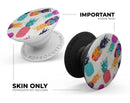 Retro Summer Pineapple v2 - Skin Kit for PopSockets and other Smartphone Extendable Grips & Stands