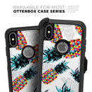 Retro Summer Pineapple v3 - Skin Kit for the iPhone OtterBox Cases