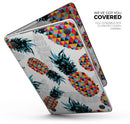 Retro Summer Pineapple v3 - Skin Decal Wrap Kit Compatible with the Apple MacBook Pro, Pro with Touch Bar or Air (11", 12", 13", 15" & 16" - All Versions Available)