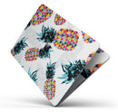 Retro Summer Pineapple v3 - Skin Decal Wrap Kit Compatible with the Apple MacBook Pro, Pro with Touch Bar or Air (11", 12", 13", 15" & 16" - All Versions Available)