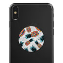 Retro Summer Pineapple v3 - Skin Kit for PopSockets and other Smartphone Extendable Grips & Stands