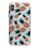 Retro Summer Pineapple v3 - Crystal Clear Hard Case for the iPhone XS MAX, XS & More (ALL AVAILABLE)