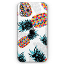 Retro Summer Pineapple v3 - Protective Skin Wrap & Decal – Compatible with iPhone SE to iPhone 17 Pro Max (All Models)
